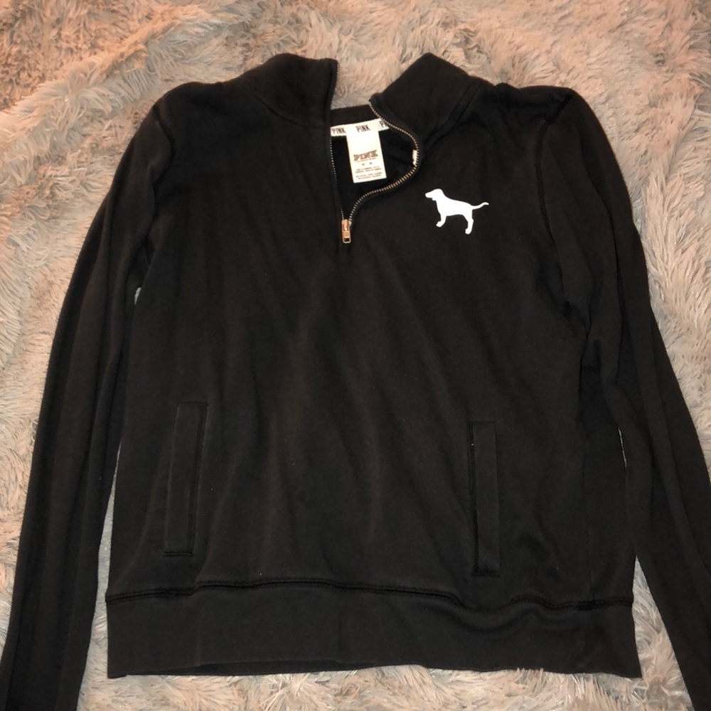 Black PINK quarter zip